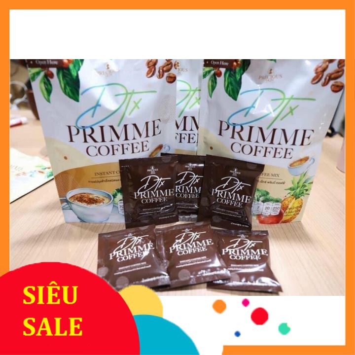 Cà phê giảm cân hỗ trợ đẹp da DTX Primme Coffee Thái Lan