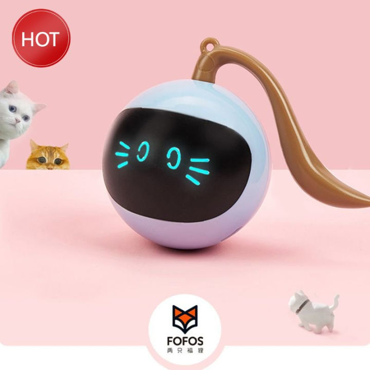 Đồ chơi rượt đuổi dành cho mèo thông minh - đồ chơi tương tác bóng lăn 360 độ - smart toy for cat