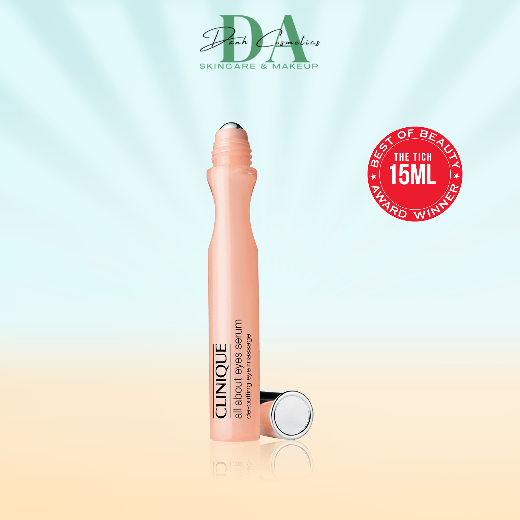 Tinh Chất Dưỡng Mắt Ngăn Ngừa Thâm Quầng Bọng Mắt Clinique  All About Eyes Serum De-Puffing Eye Massage 15ml