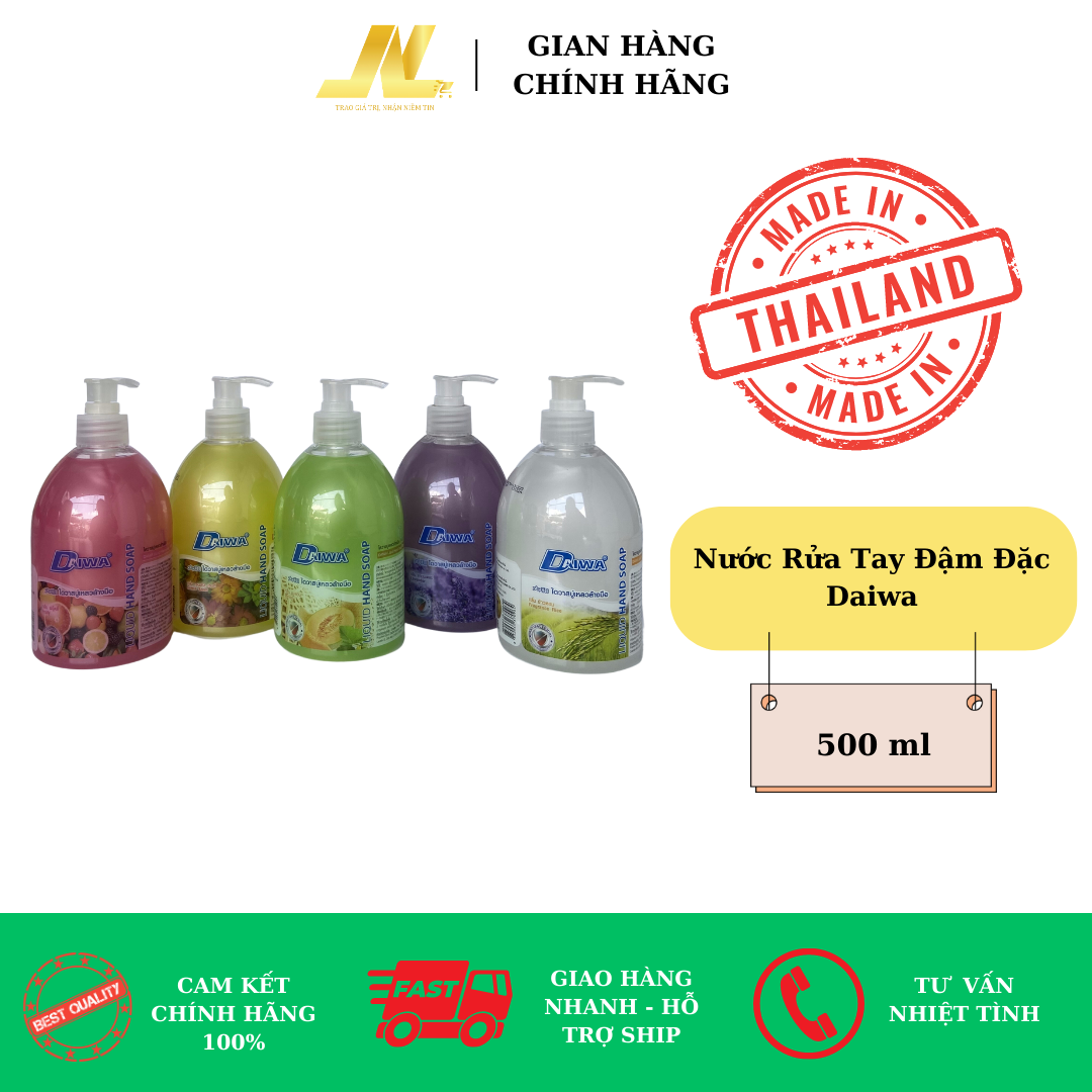 Nước rửa tay đậm đặc daiwa 500ml