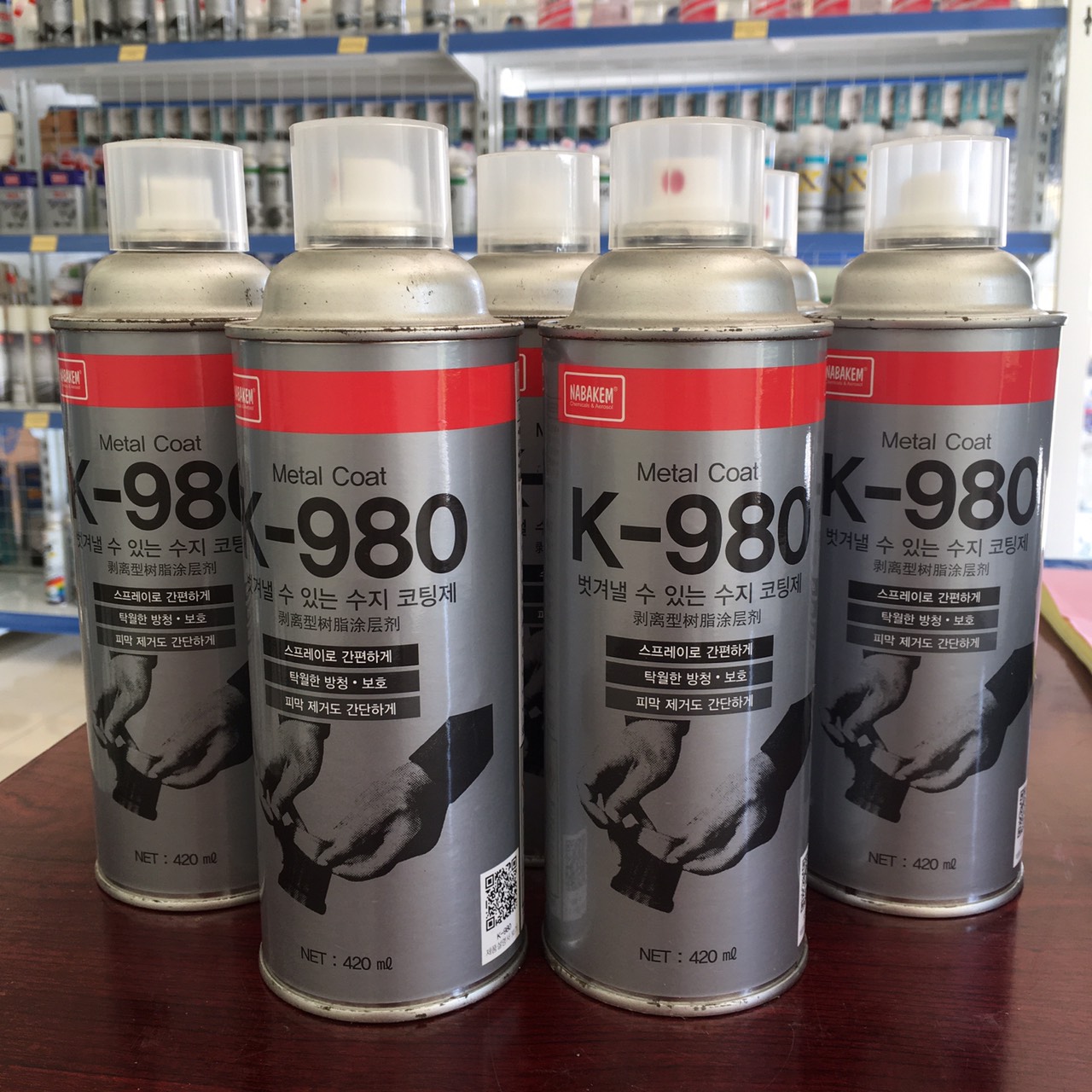 HÓA CHẤT CHỐNG GỈ Bảo vệ bề mặt CỰC MẠNH K-980 NABAKEM  chai 420ml