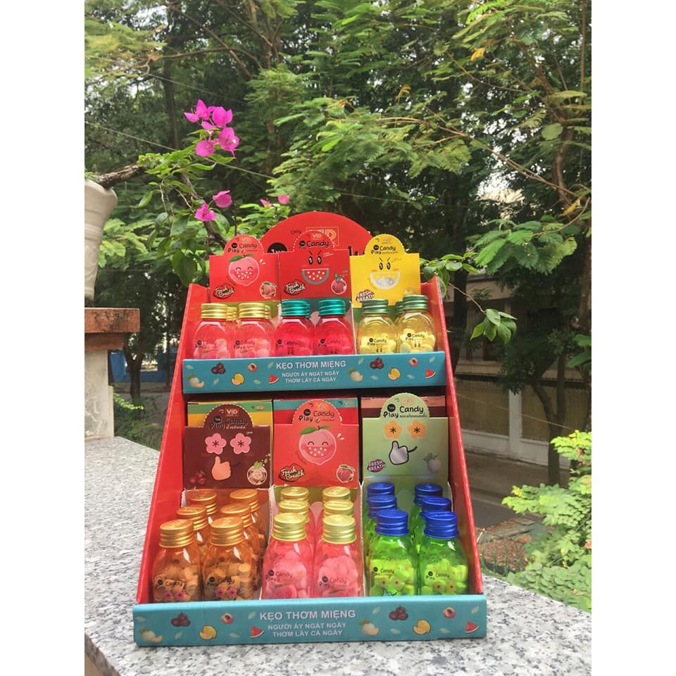 Kẹo ngậm play hãng vid thái lan 22k/ 1 hũ 22gr
