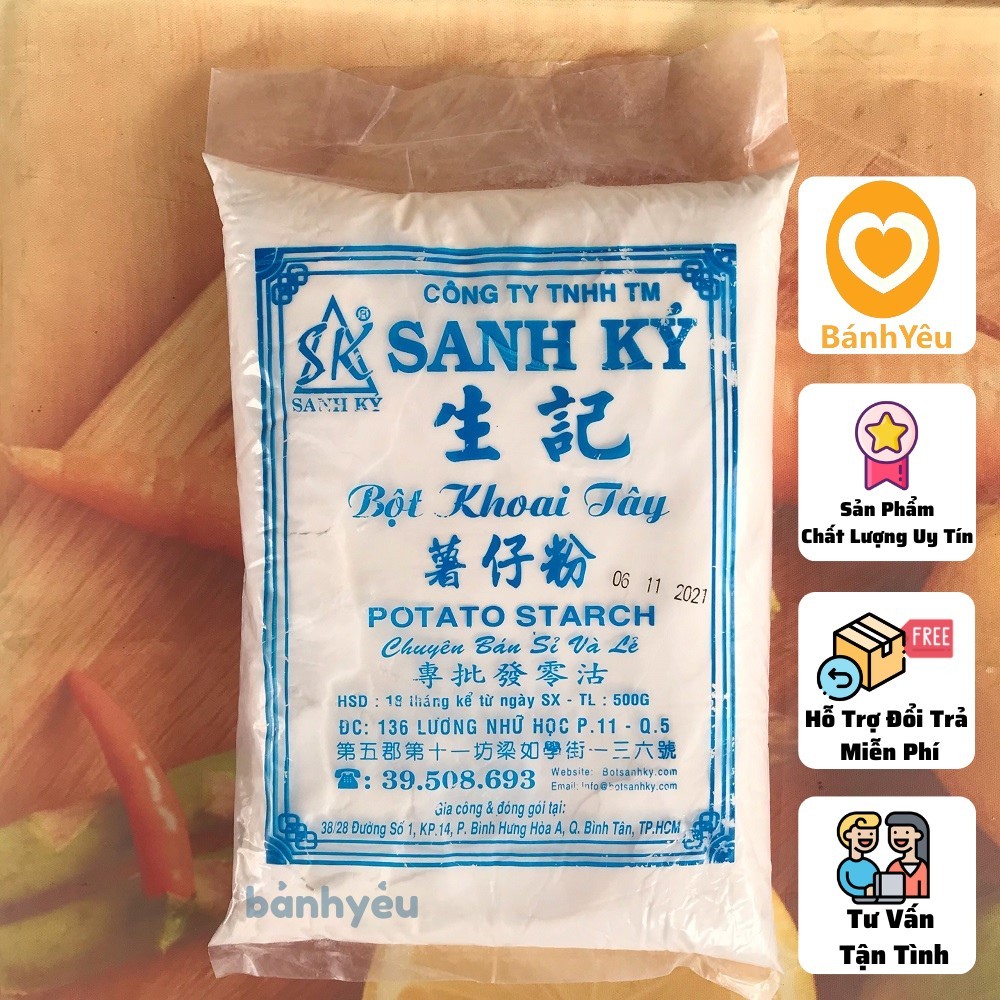 Bột khoai tây sanh ký 500g