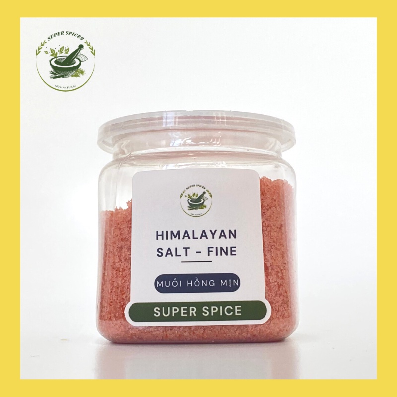 Muối hồng himalaya nhập khẩu dạng mịn 120g