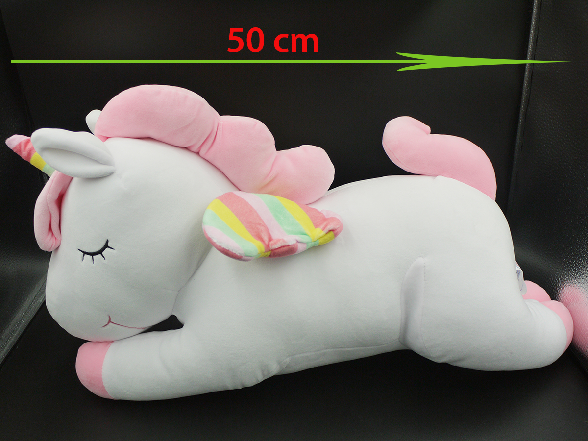 [HCM]Thú nhồi bông Kì Lân Một Sừng Unicorn Bông Siêu Mềm size 50cm LZ098
