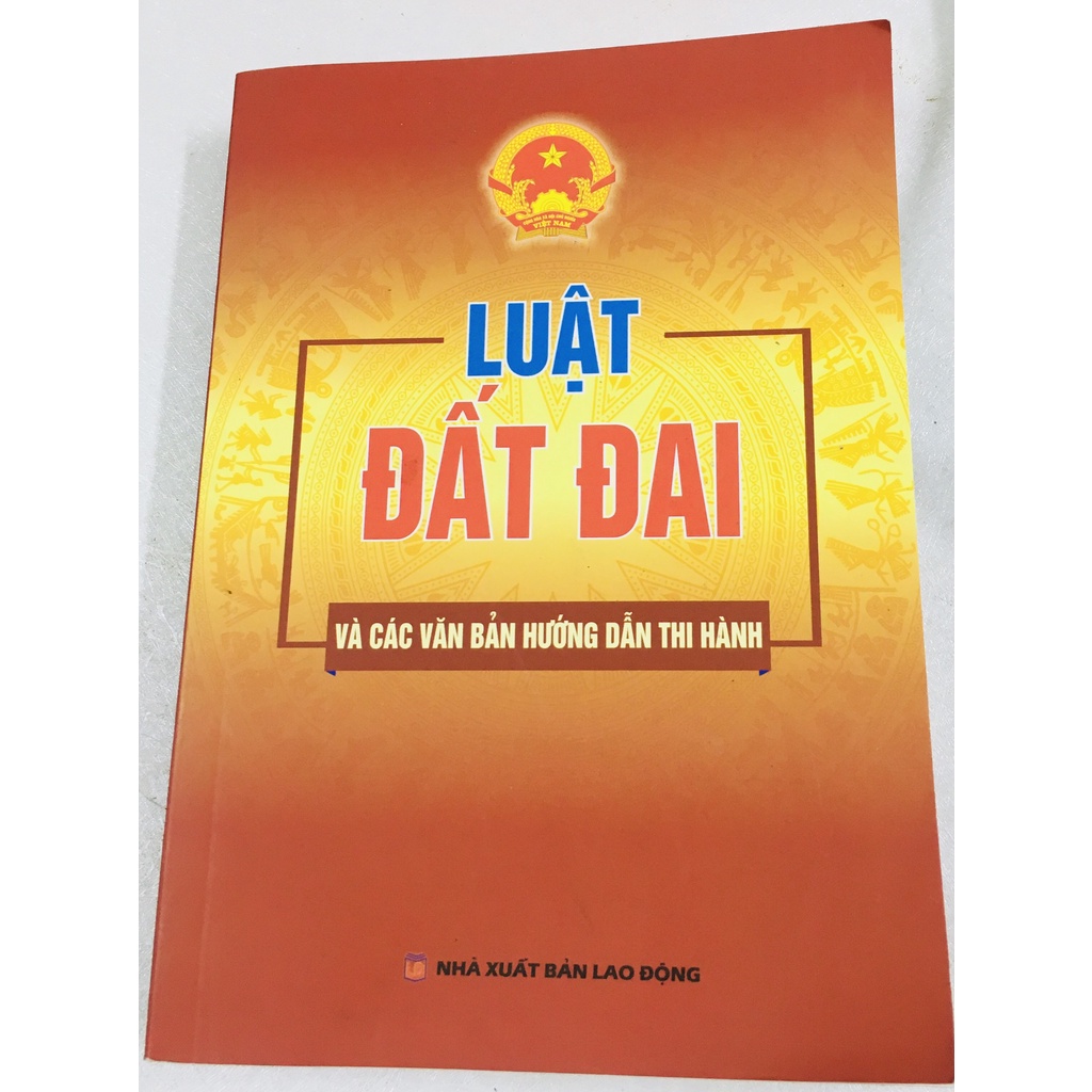 Sách - luật đất đai và văn bản hướng dẫn thi hành
