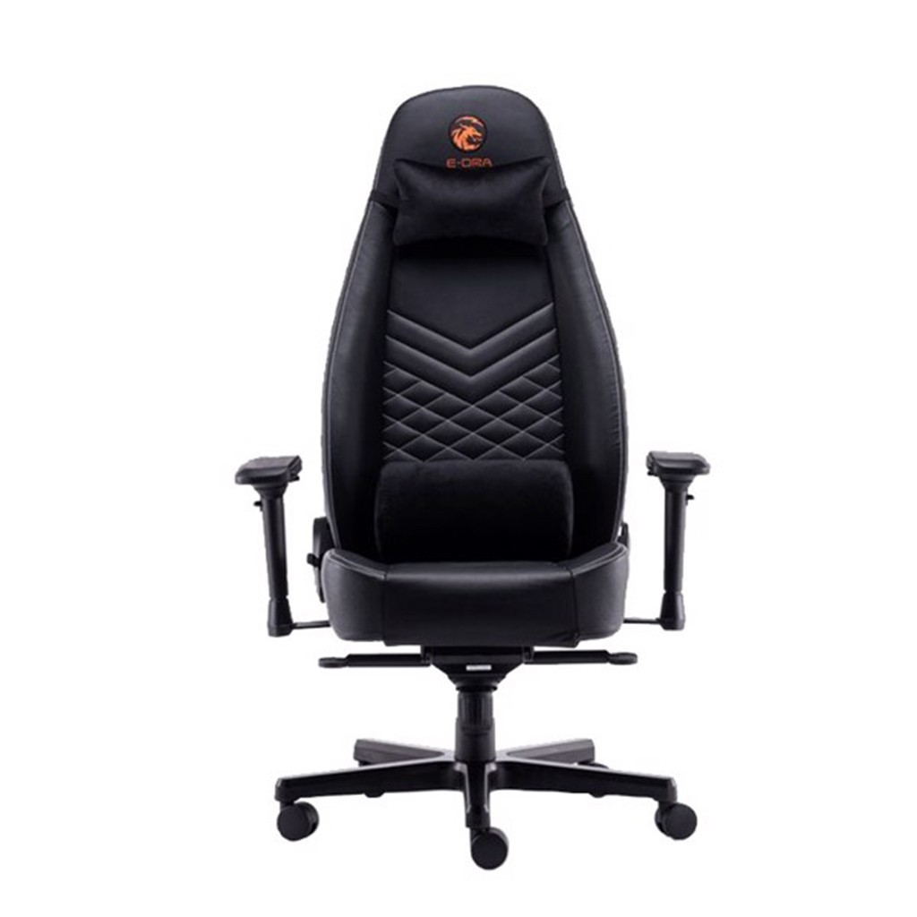 Ghế gaming cao cấp e-dra egc2021 lux - hàng cao cấp - da thật big boss - ngả 180 độ - chân nhôm - đệm đúc nguyên khối