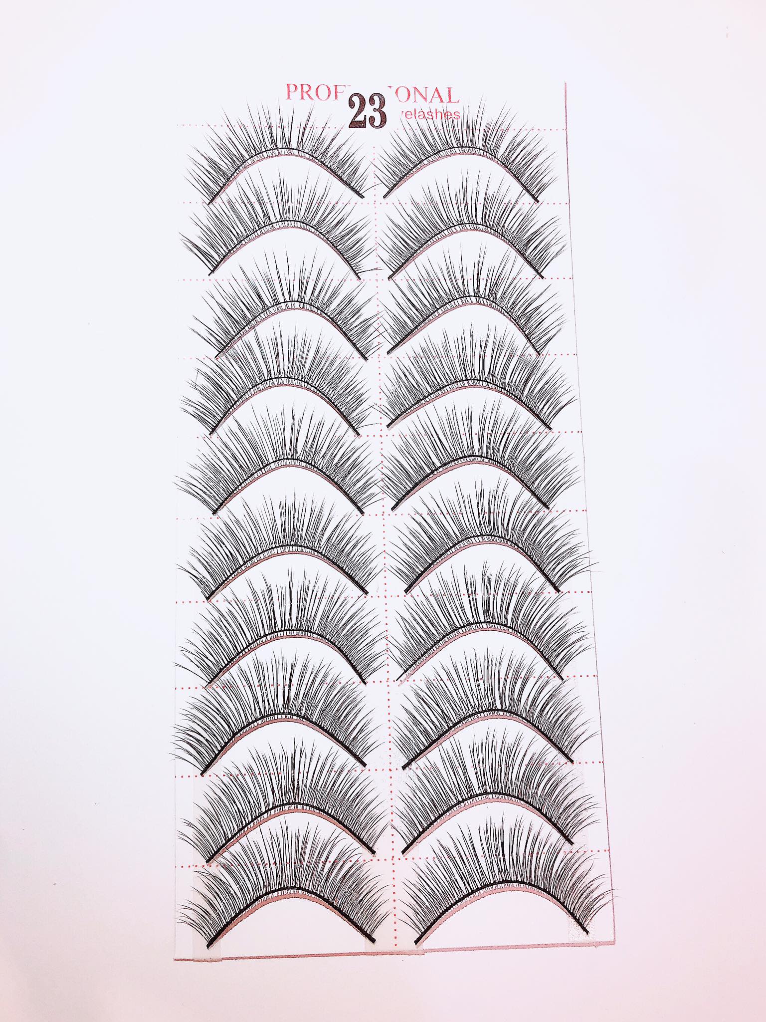 Lông Mi Giả Tự Nhiên Cho Nữ Siêu Đẹp, Lông Tơ Mềm Mươt Phong Cách Hàn Quốc Model 21 Eyelashes 10 pairs ( 100% Material From Korea)
