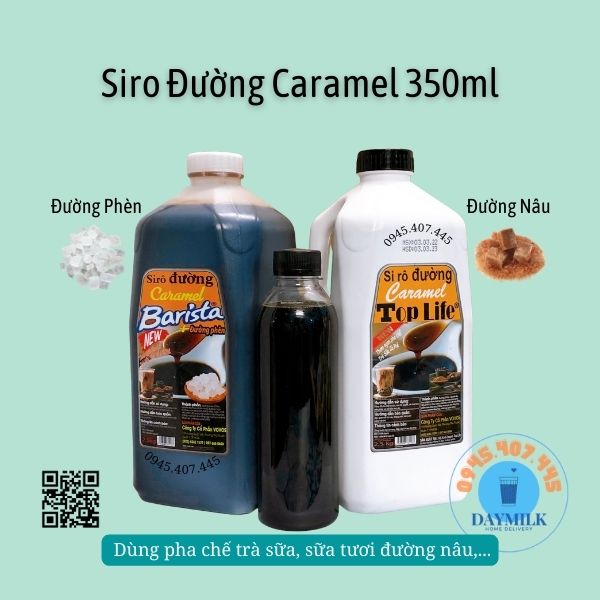 Siro Đường Nâu chai 350ml - Brown Sugar Syrup 350ml
