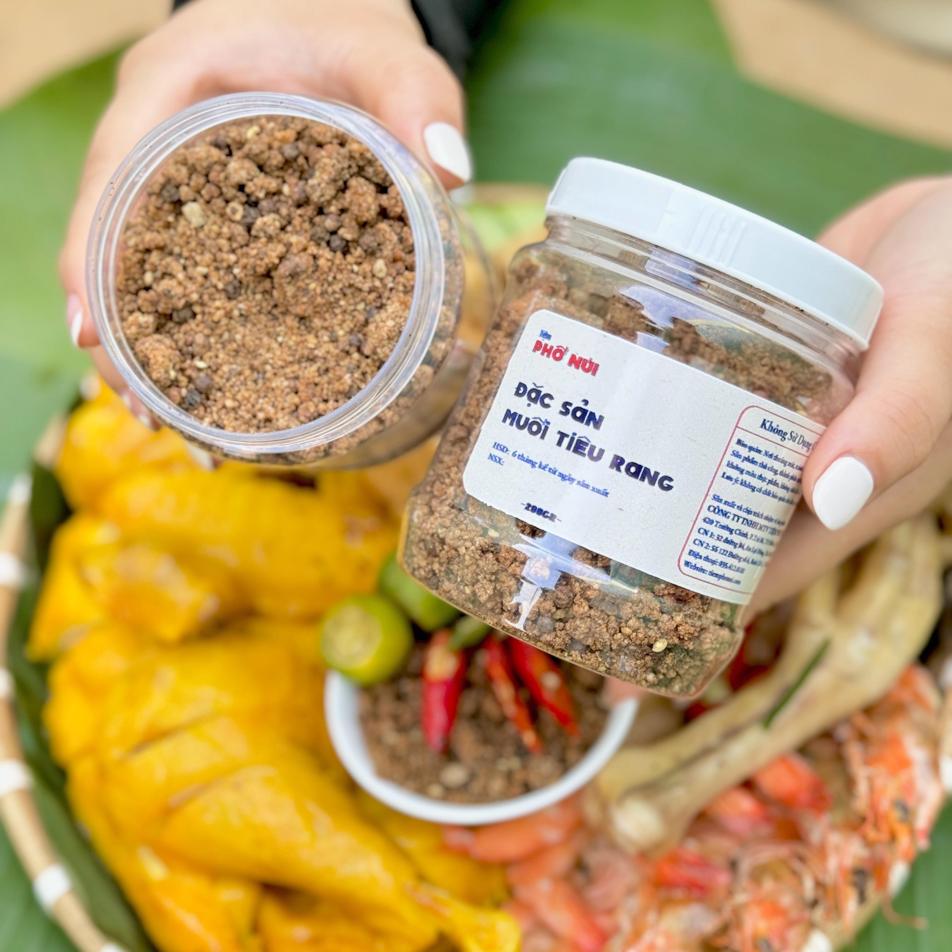 Combo 2 Hũ Muối Tiêu Rang, Đặc Sản Tây Nguyên - Tiệm Phố Núi [Siêu Sale Tết]