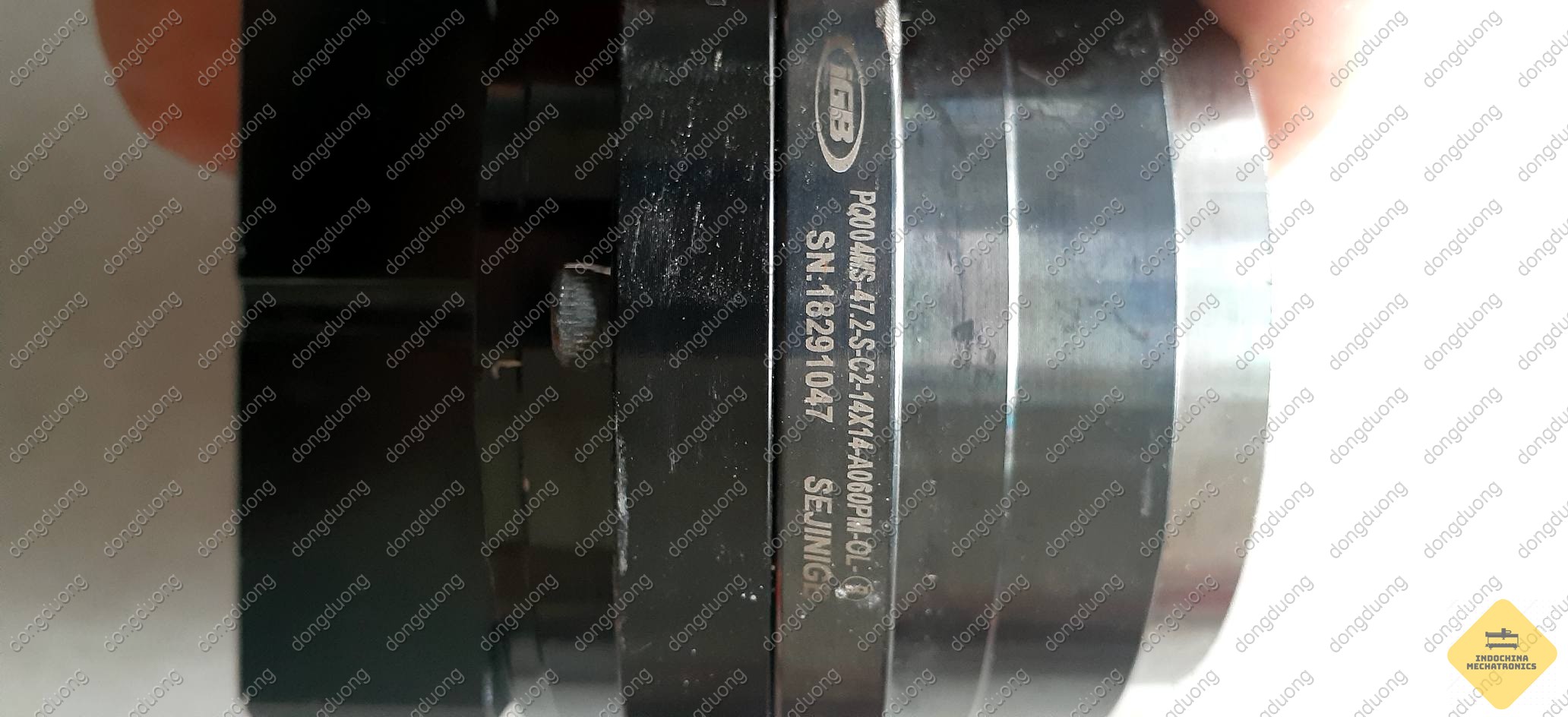 Giảm tốc sejinigb, tỷ lệ 1-47.2/ vào 14 ra bích 60, phù hợp servo 400w, đầy đủ khóa trục, hàng đẹp, hàng tháo máy