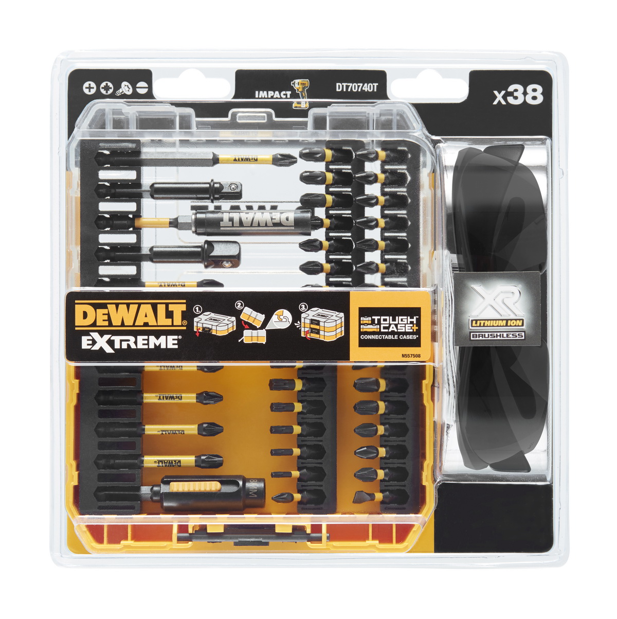 Bộ mũi khoan vặn vít đa năng kèm kính bảo hộ dewalt dt70740-qz - chính hãng