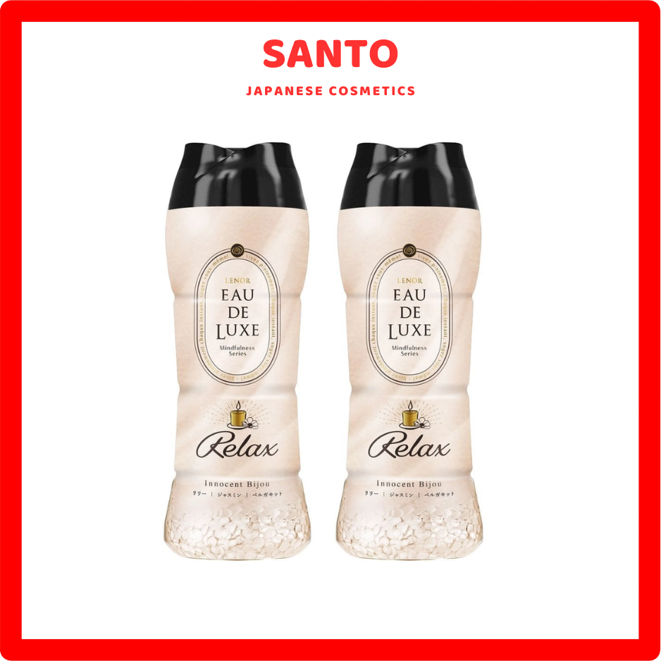 Viên xả vải khô quần áo p&g lenor eau de luxe relax nhật bản 520ml, mùi thơm dễ chịu và mềm vải