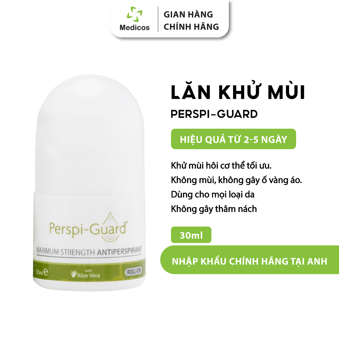 [HCM]Lăn Nách Khử Mùi Perspi Guard Dành Cho Người Có Mùi & Mồ Hôi Nặng Hiệu Quả Đến 5 Ngày