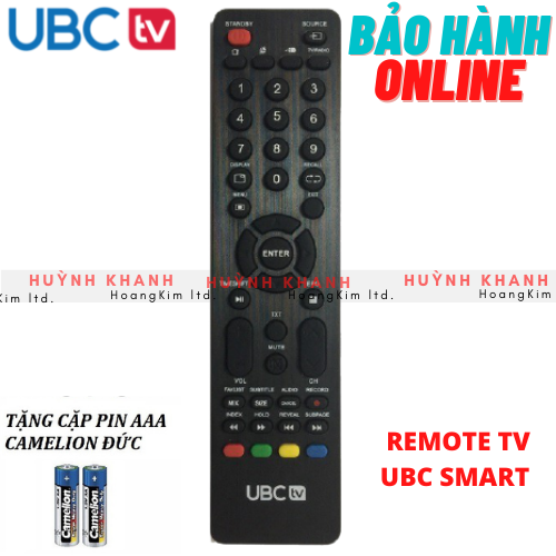 REMOTE TV SMART UBC CHÍNH HÃNG BỀN ĐẸP