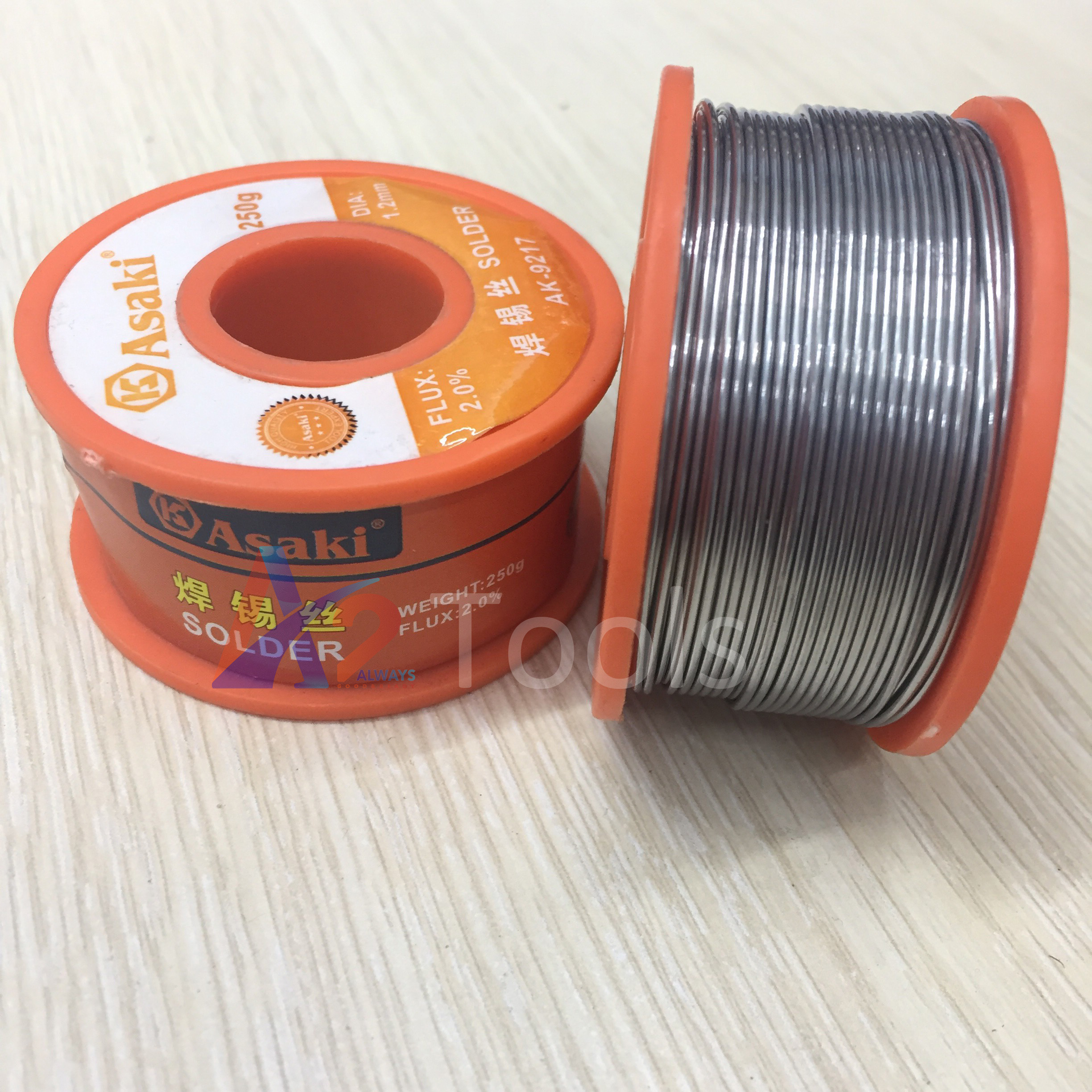 Dây chì hàn 250g/0.8mm asaki ak-9215