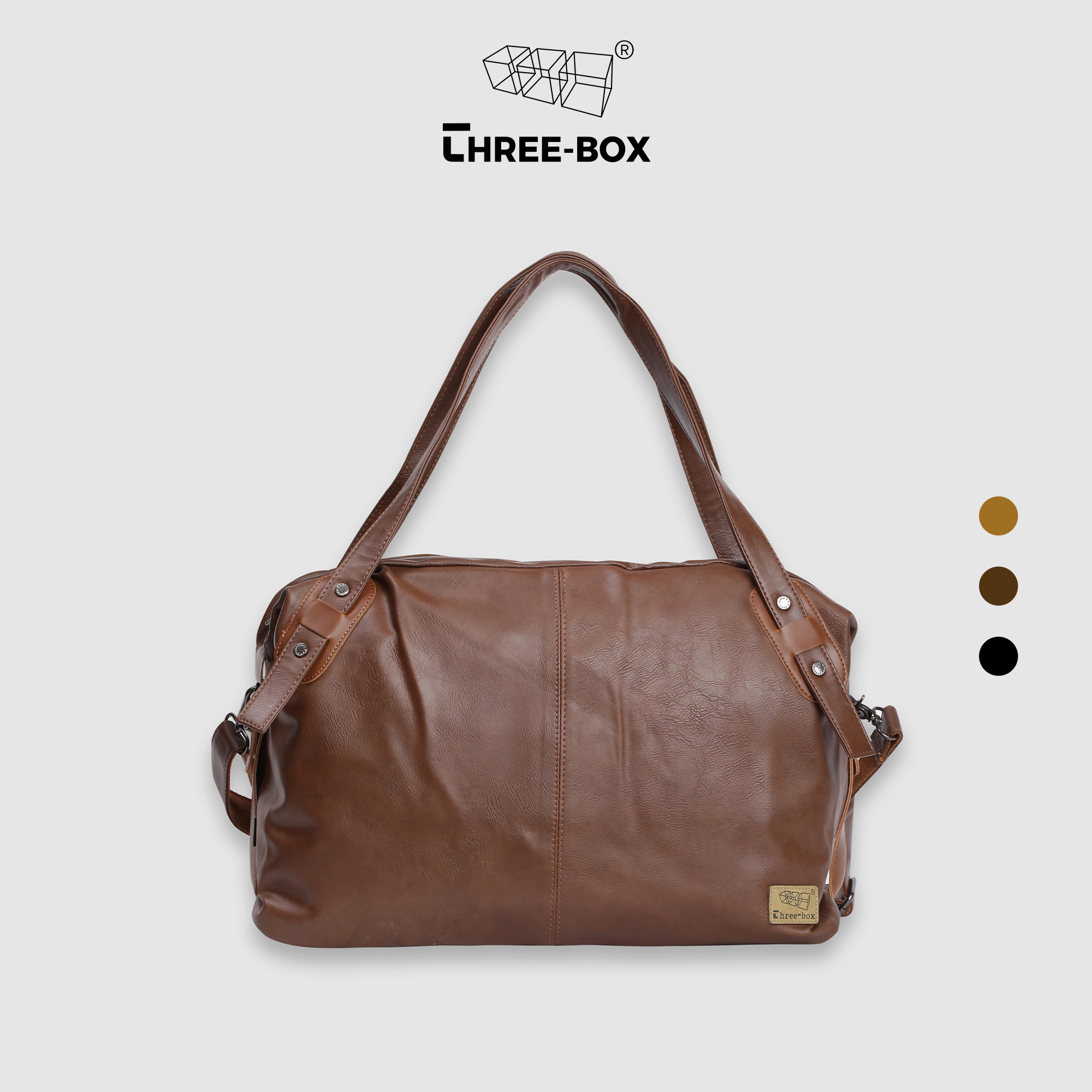 Túi du lịch da unisex three-box i tx2367