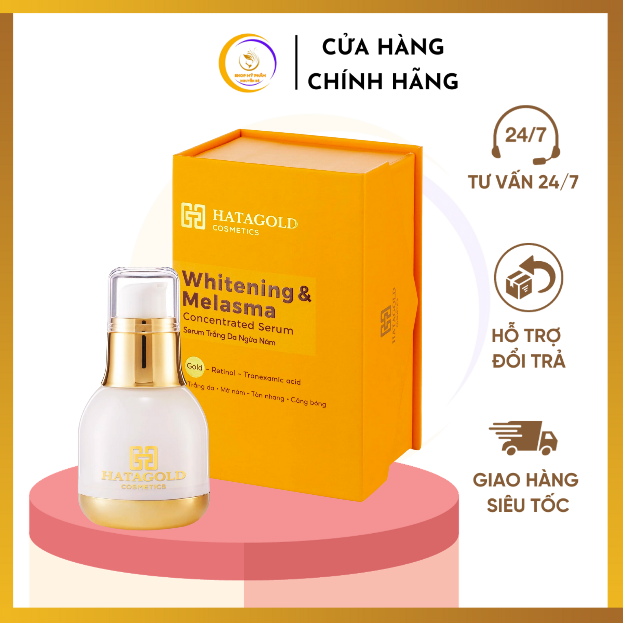 Serum tinh chất vàng 24k - 20gr