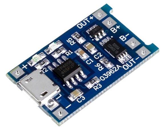 Mạch sạc pin cell 18650 v2