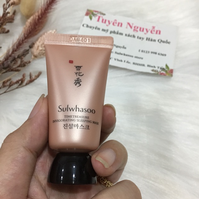 Mặt nạ ngủ thông đỏ sulwhasoo 15ml