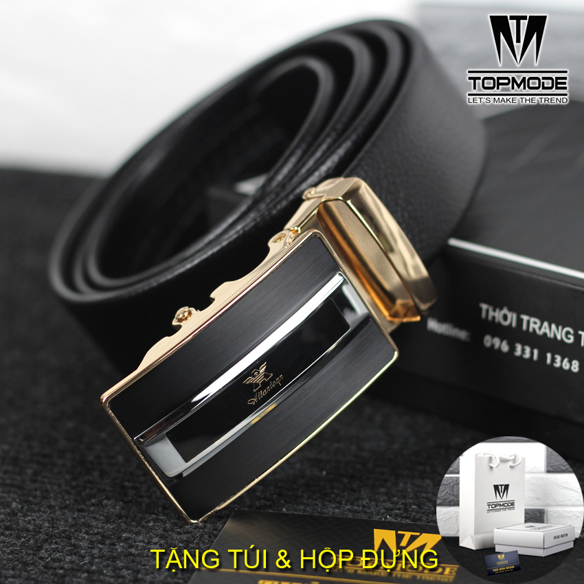 Dây nịt, Thắt lưng nam cao cấp khóa tự động - Thời trang công sở sang trọng - TẶNG KÈM HỘP ĐỰNG