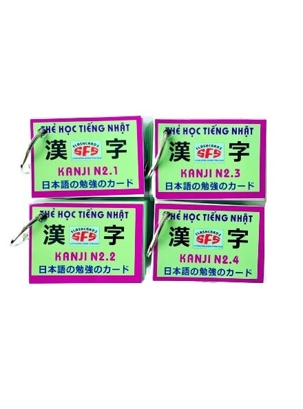 Flashcards Thẻ Học Tiếng Nhật Kanji N2