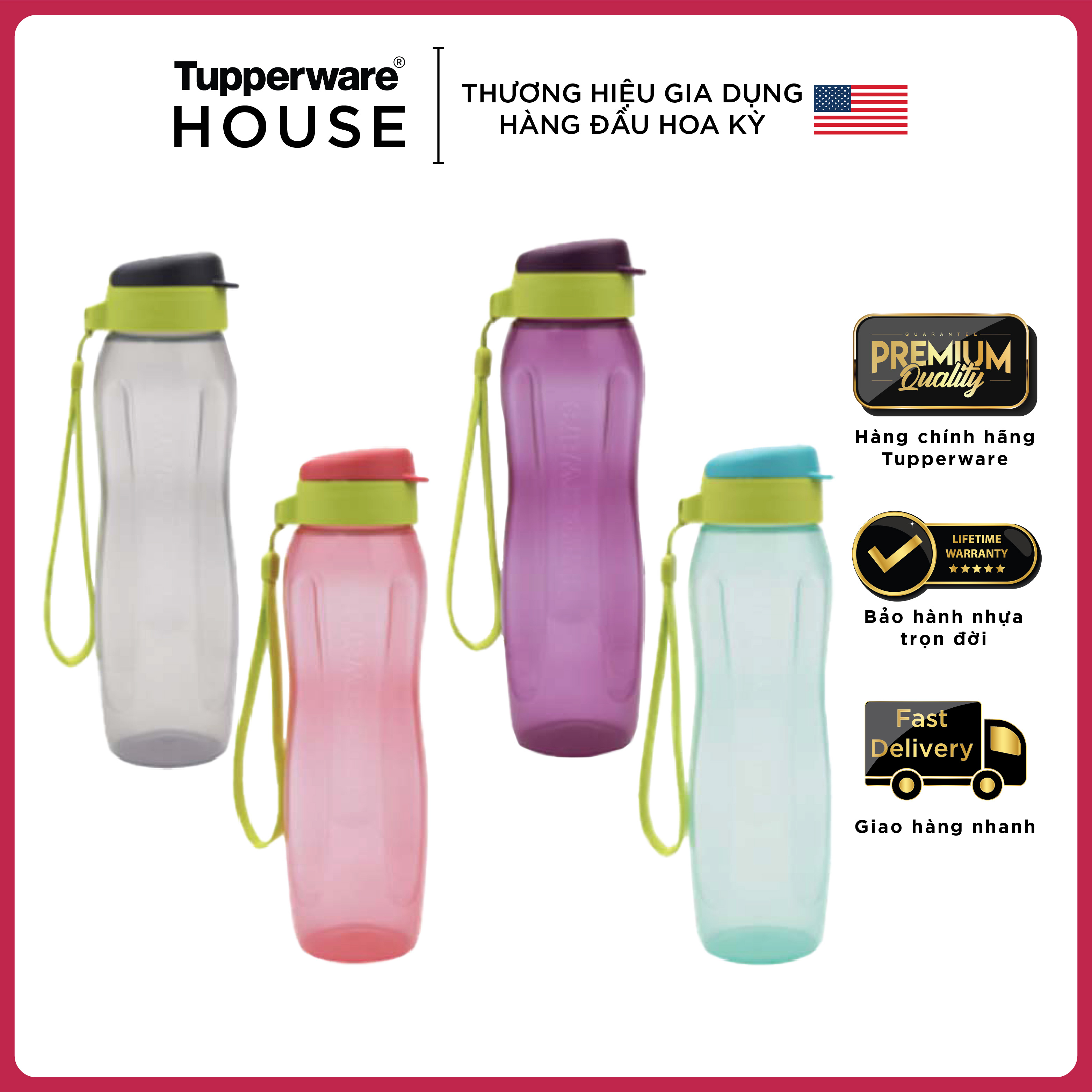 Bình Nước Tupperware Eco Bottle Gen II 750ml