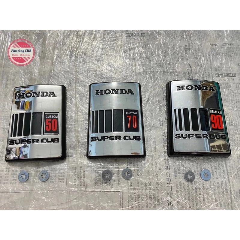 Logo mặt nạ xe cub 81_86 ,,, Giá 90,000 Đồng*Miễn phí vận chuyển