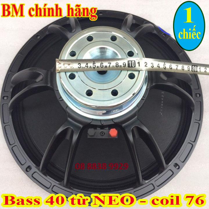 1 CỦ LOA BASS 40 BM TỪ NEO TRẮNG COIL 76 CAO CẤP - GIÁ 1 CỦ LOA