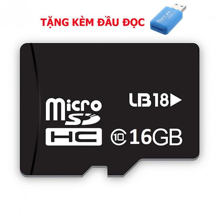 Thẻ nhớ Micro SD 16GB tốc độ 100Mb/s siêu bền