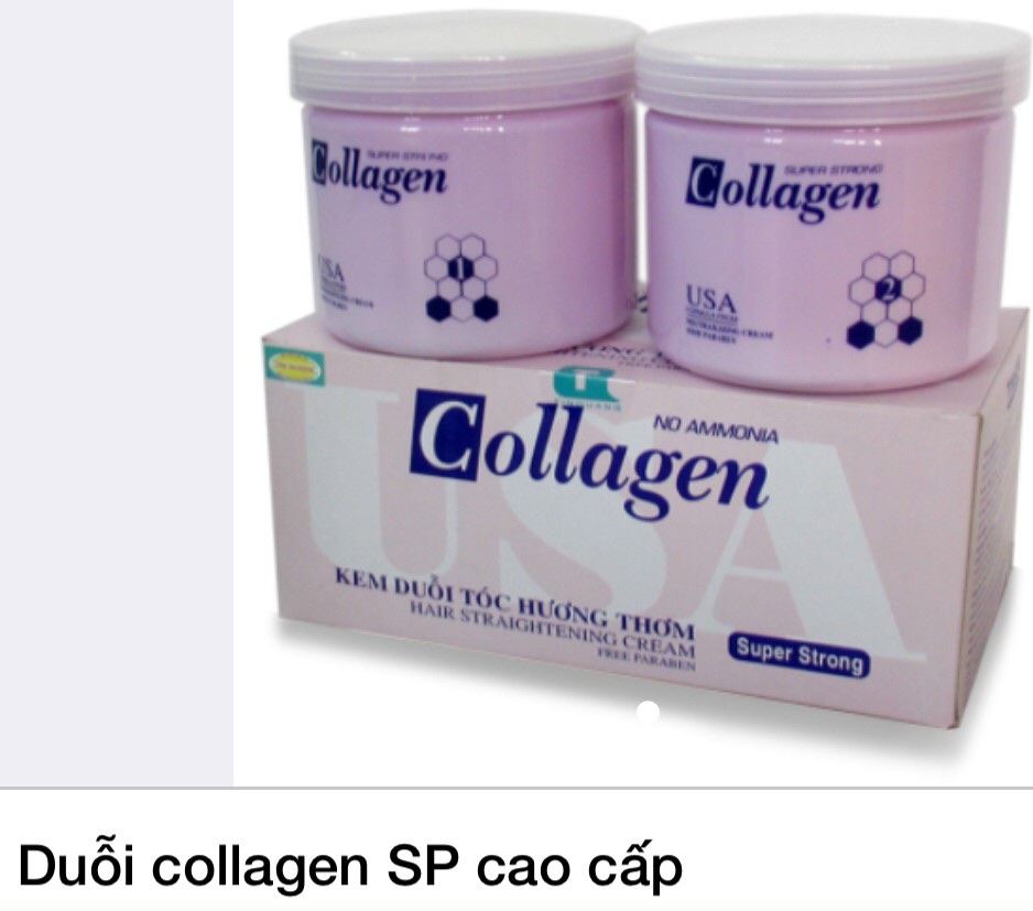Cặp Thuốc duỗi tóc collagen 500ml*2