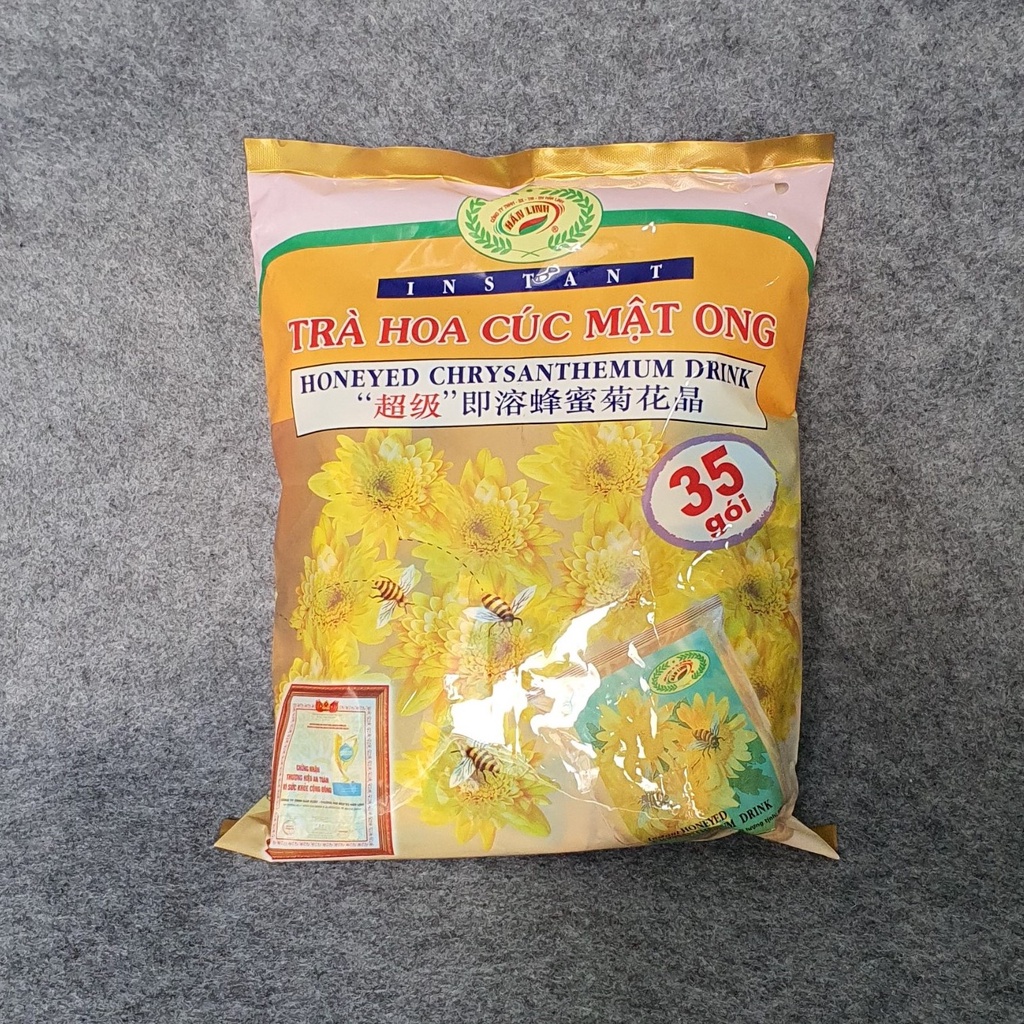 Trà hoa cúc mật ong hán Linh hảo hạng , thanh nhiệt , mát gan , giải khát. Gói 630g
