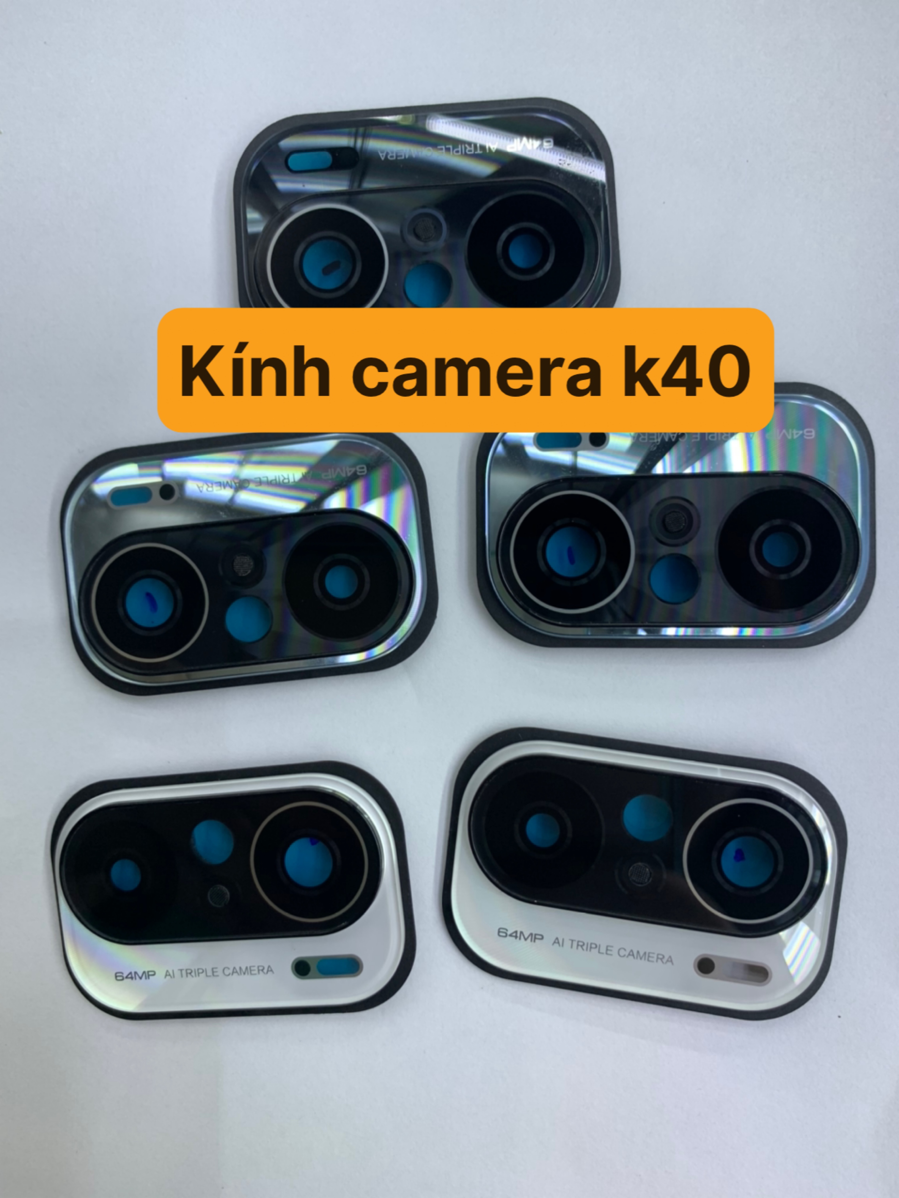 Cụm kính camera điện thoại redmi k40 / poco f3 -cụm mới