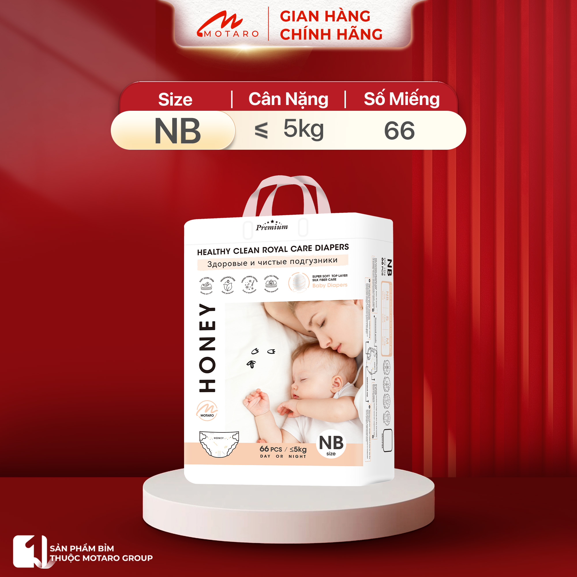 Combo of 3 Packs of Honey Premium Diapers/Diapers with Genuine Soft, Breathable Pants for Baby - 4
