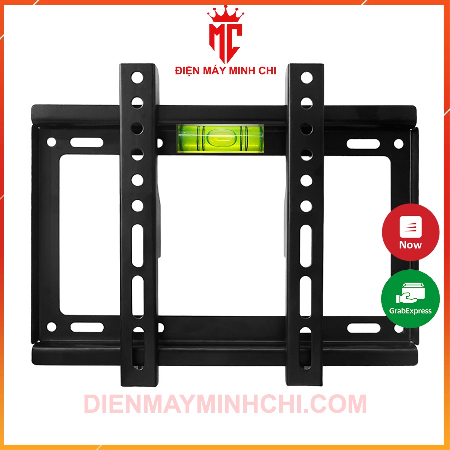 Giá treo tivi có Nivo cân bằng treo cố định hỗ trợ kích thước tivi 14-65 inch đi kèm ốc vít