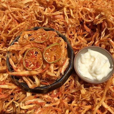 Mực hấp sợi sốt thái tomyum - ngon tuyệt 500g
