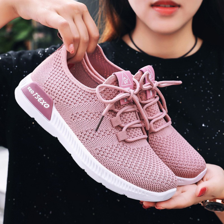 Giày thể thao nữ giày sneaker đế được thiết kế chất liệu cao su non cực mềm, cực êm, giày thể thao, giày chạy bộ, giày, giày sneaker, giày nữ, giày dép nữ