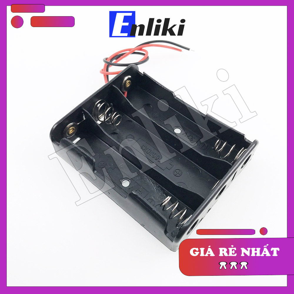 Đế pin 18650 3p đấu nối tiếp
