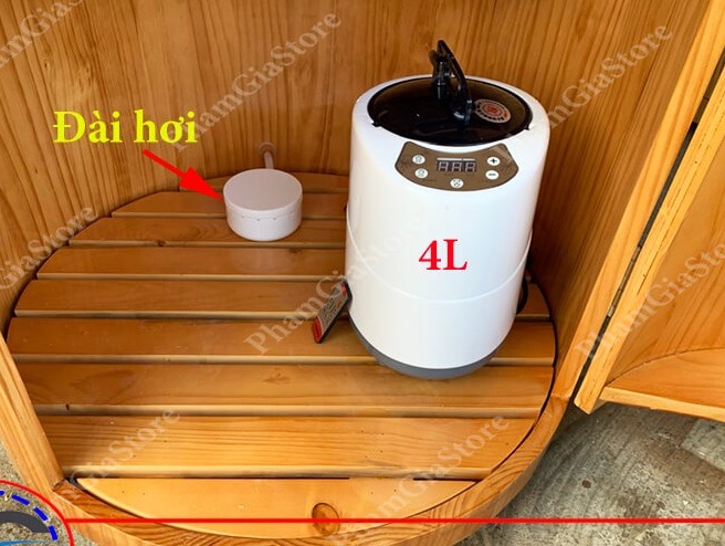 Nồi xông hơi sau sinh, giải cảm, gội đầu thảo dược Loại 4 Lít dùng cho phòng kính nhỏ hoặc lều xông 3 lớp - Hãng Hero