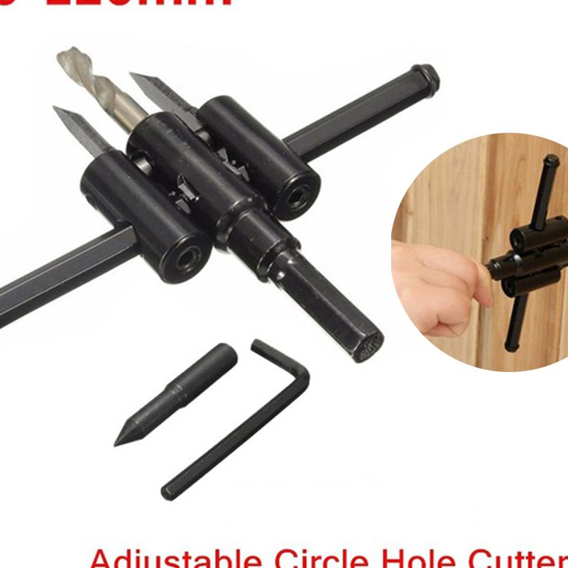 Mũi khoét gỗ lỗ tròn 30-120&30-200&30-300mm điều chỉnh linh hoạt thông minh