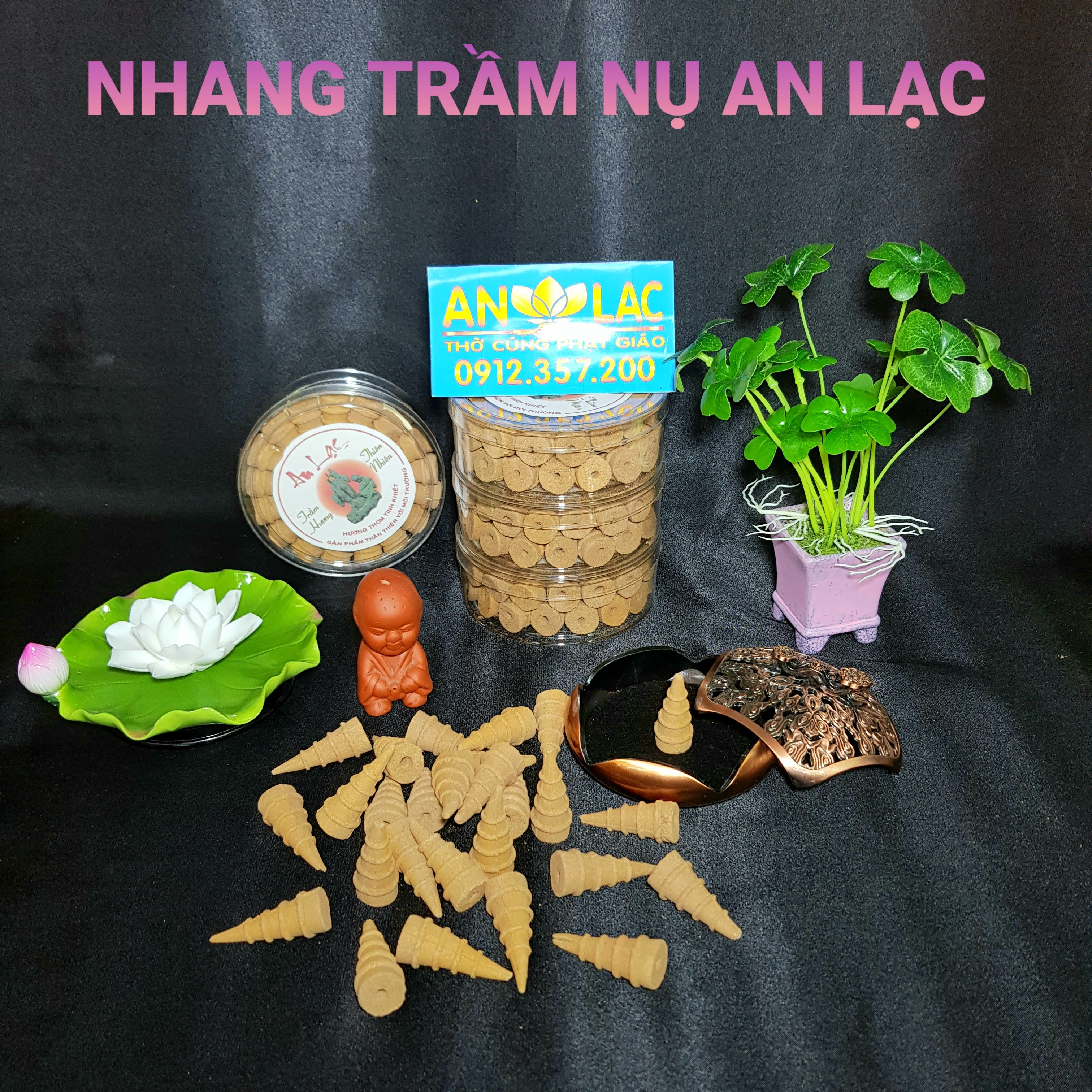 Nhang viên trầm hương an lạc - tháp