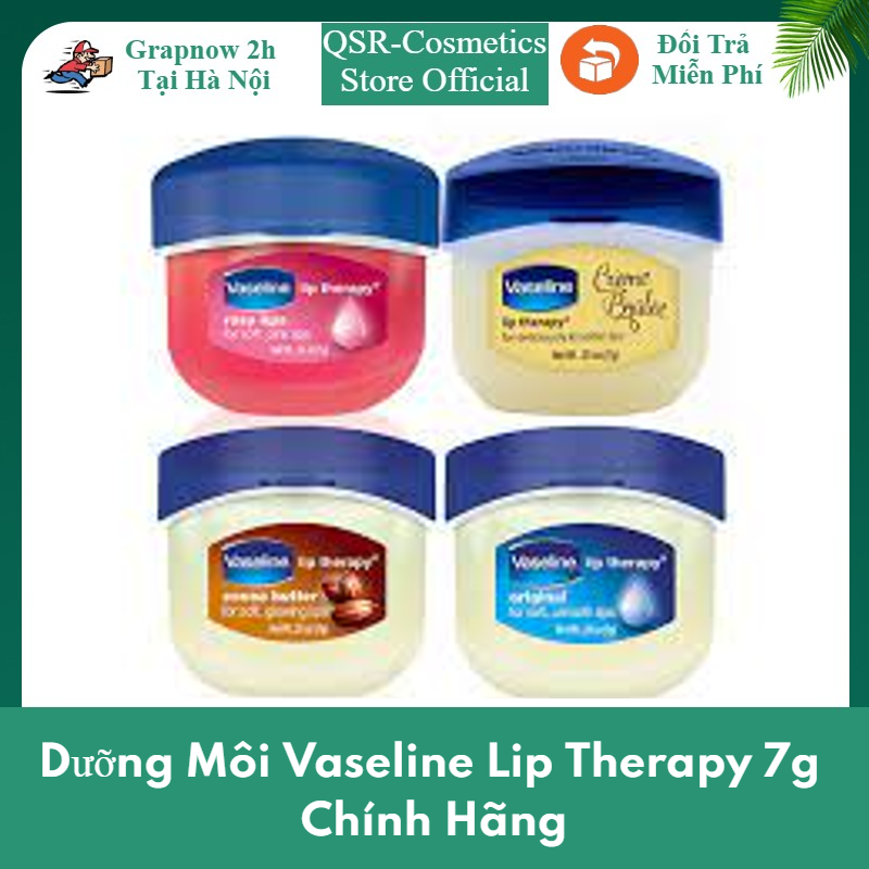 Dưỡng Môi Vaseline 7G Dạng Hũ Chính Hãng