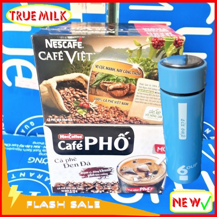 Café đen đá phố 10gói x 16g & café đen đá nescafe 15 gói x 16g - ca phê phố - cafe đá - nescafe - café viet - ca phe den - maccoffee - cafe phố - maccoffee - cafe pho - ca phe pho - ca phe hoa tan - viet15 trueme truemilk truemenews