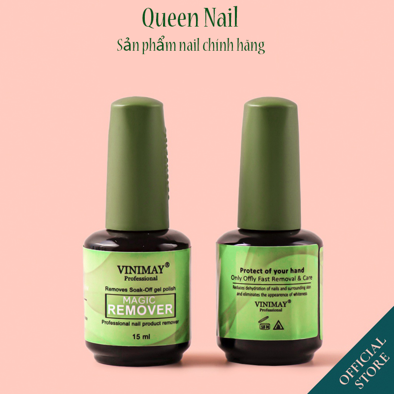 Nước phá gel Vinimay, chai phá sơn gel nail Chính Hãng 15ml