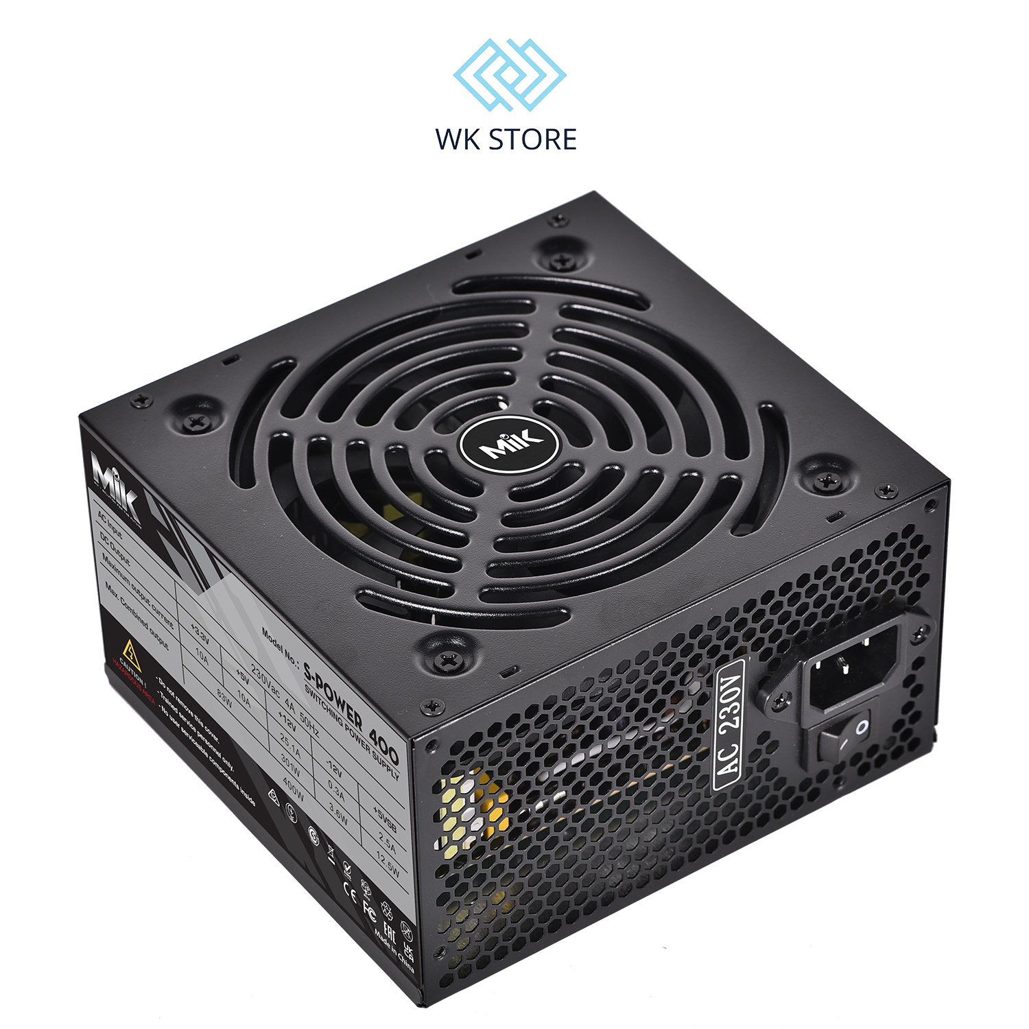 Nguồn máy tính mik spower 400w/ 500w/ 600w - chính hãng