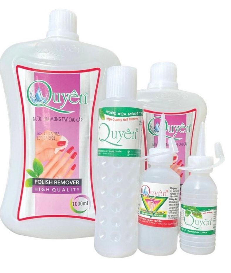 Nước rửa móng quyên chai