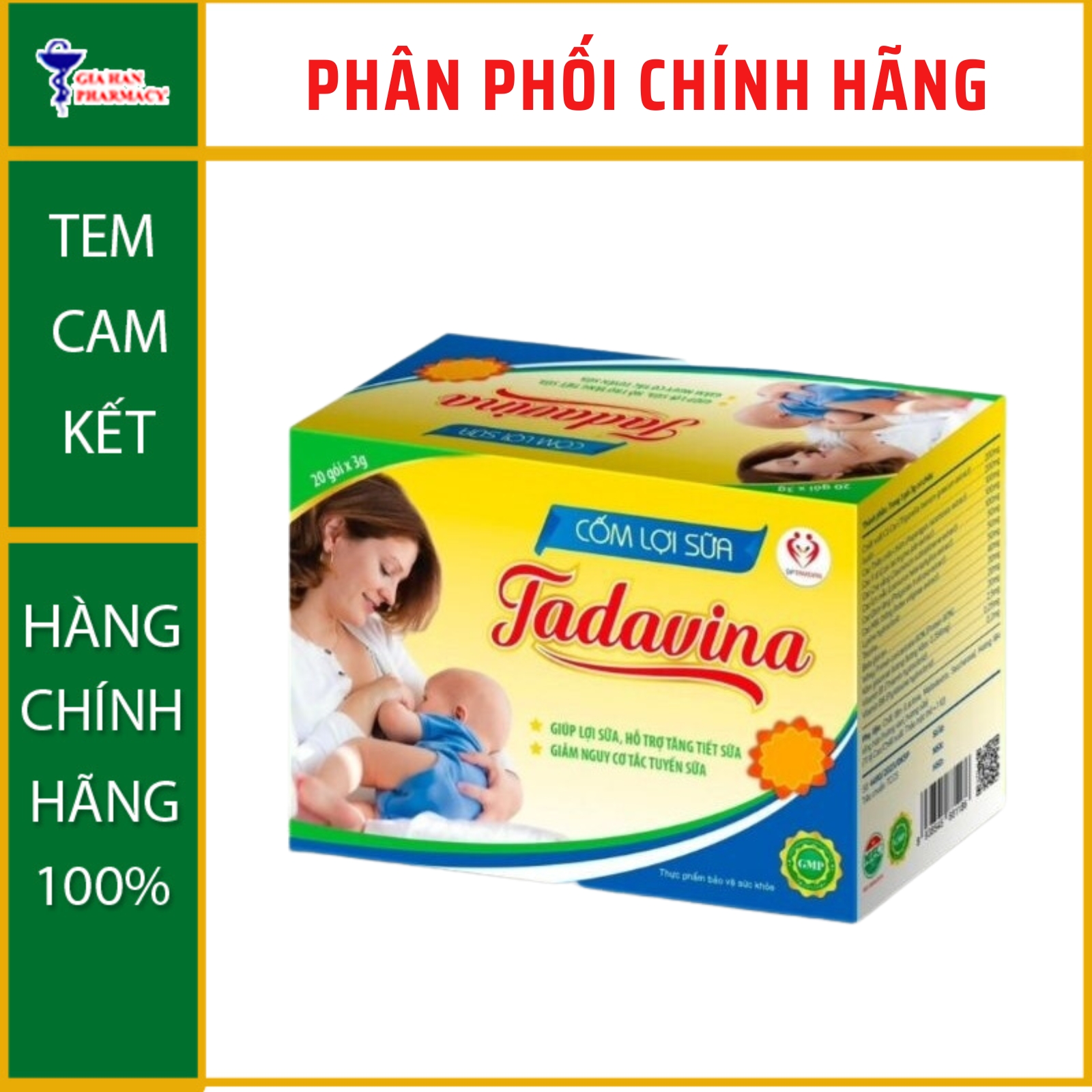 Cốm Lợi Sữa Tadavina giảm nguy cơ tắc tuyến sữa - NT Gia Hân
