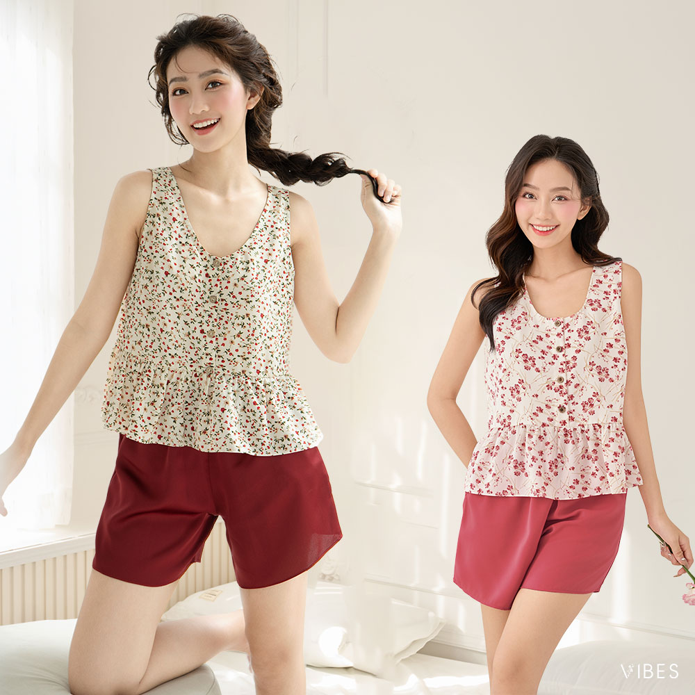 VIBES Đồ bộ sát nách Cindy Sleeveless Set