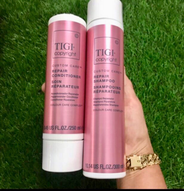 Cặp dầu gội xả phục hồi tóc hư tổn cao cấp tigi copyright repair 300ml/250ml