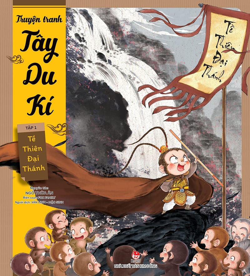 Kim đồng - truyện tranh tây du kí - tập 1 - tề thiên đại thánh